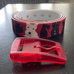 NIB C4 Scottie Print Belt